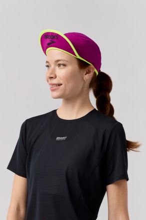 Kšiltovka Brooks LW Packable Hat 2.0 fialová (2)