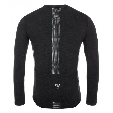 Pánský cyklistický merino dres Kilpi Sonet-M Tmavě šedá (1)