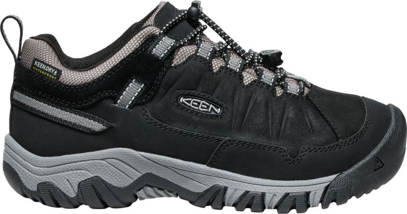 Dětská nepromokavá bota Keen Targhee IV Low WP Youth black/steel grey (3)