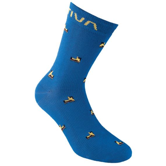 Ponožky La Sportiva Outdoor Fun Socks Electric Blue/Yellow