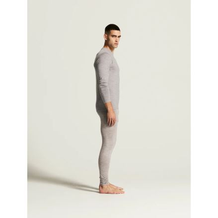 Pánské termotriko Craft Wool 95 LS grey melange (3)