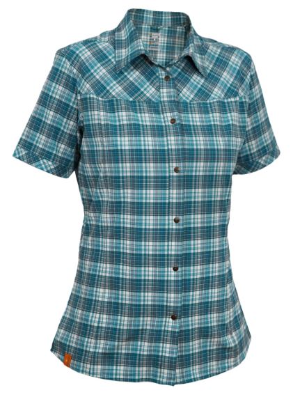 Dámská košile s krátkým rukávem Warmpeace Burry Lady Blue