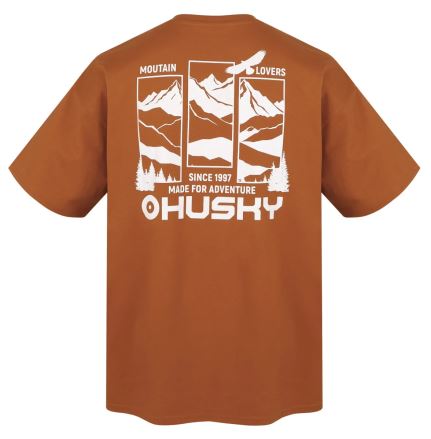 Pánské tričko Husky Tee View M brown (1)