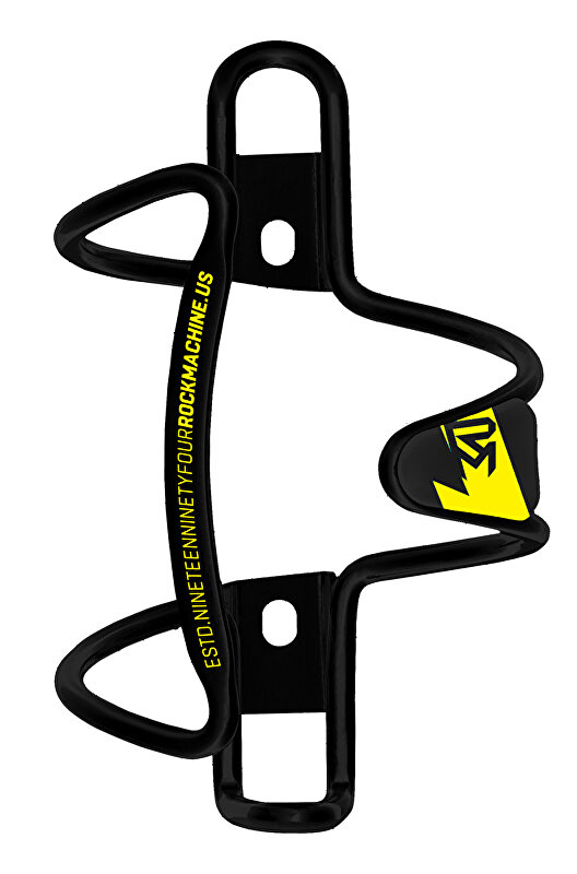 Cyklistický košík na lahev Rock Machine Tour Alu černo/žlutý