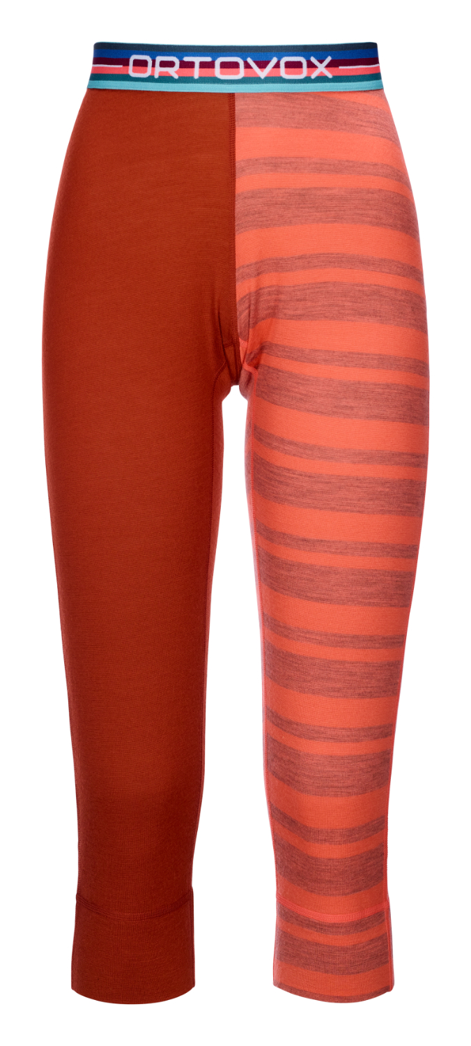 Dámské funkční kalhoty ORTOVOX 185 Rock'n'Wool Short Pants Coral M