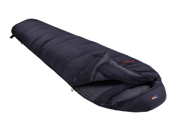 Péřový spacák PRIMA Polar 800g 200/80 černá