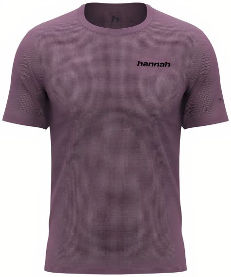 Pánské tričko Hannah WICK Man black plum