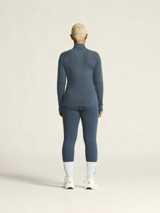 Dámské tričko Craft ADV SubZ Wool LS 3 modrá (4)