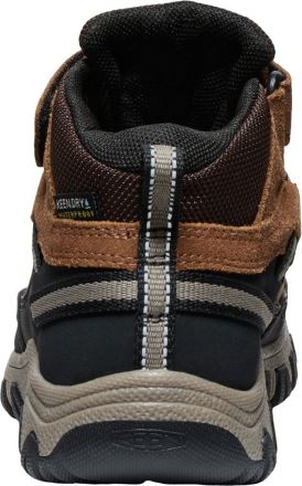 Dětské turistické boty Keen Targhee IV Mid WP Children bison/brindle (4)