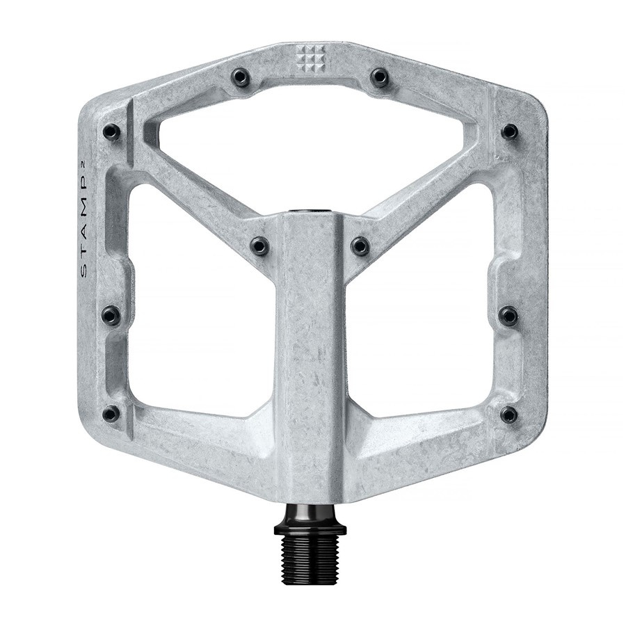 Pedály Crankbrothers Stamp 2 raw silver Small