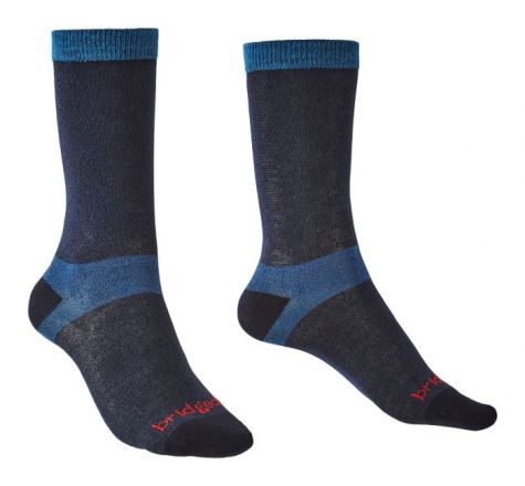 Ponožky Bridgedale Liner Coolmax Liner Boot x2 Women's navy/445