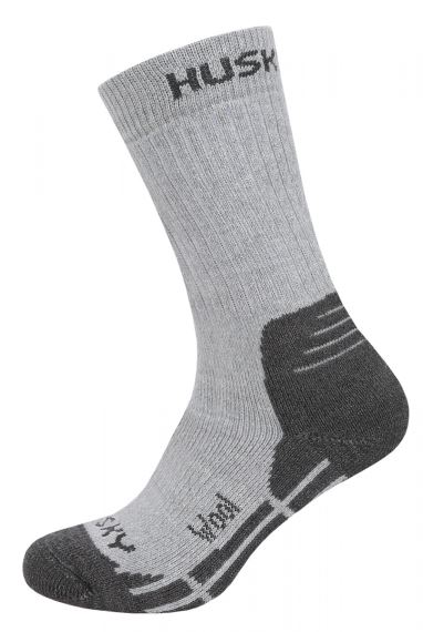 Dětské vlněné ponožky Husky All-Wool sv. šedá