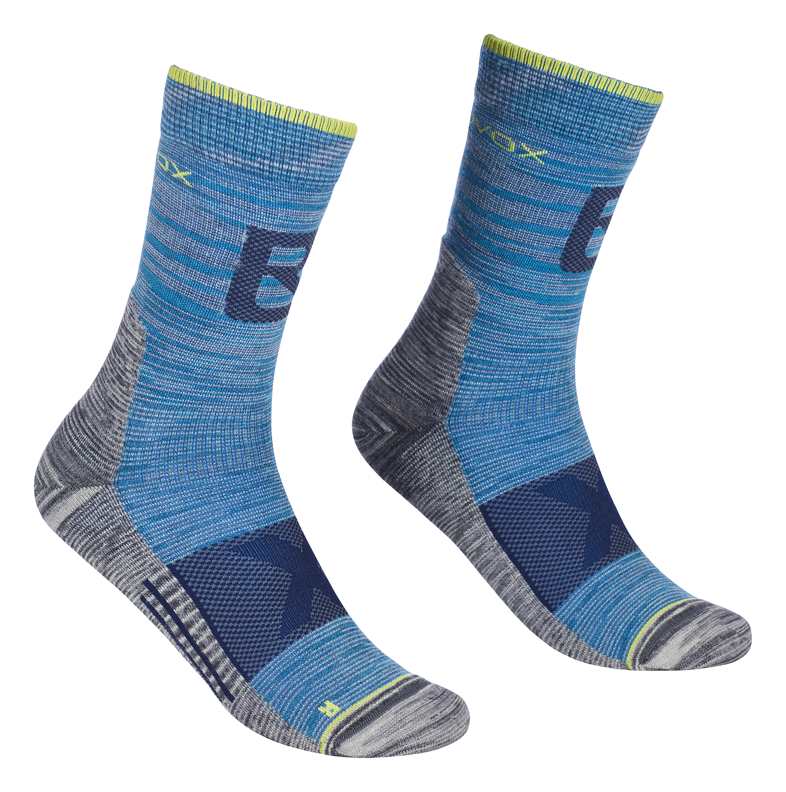 Pánské ponožky ORTOVOX Alpinist Pro Compression Mid Safety blue 39-41