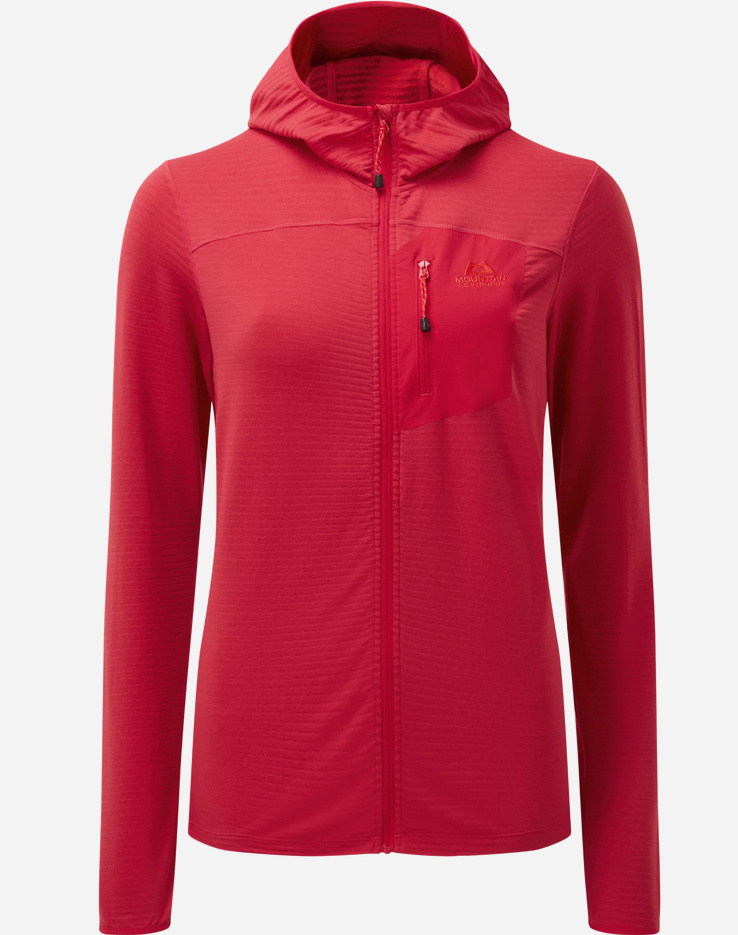 Dámská mikina Mountain Equipment Lumiko Hoded Women´s Jacket capsicum red S