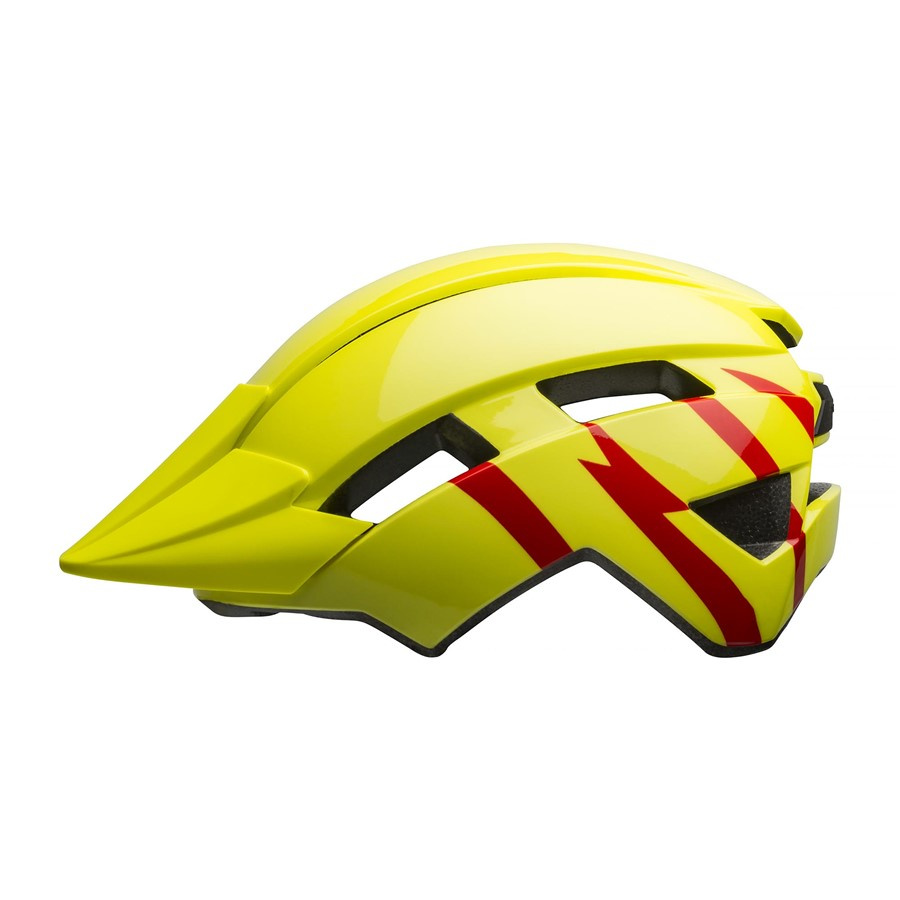 Juniorská cyklistická helma BELL Sidetrack II Youth hi-viz/red