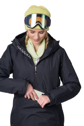 Dámská lyžařská bunda Hannah Megie Anthracite (white) (4)
