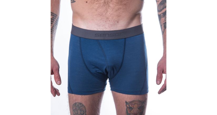 Pánské funkční trenky Sensor Merino Air Tmavě modrá (1)