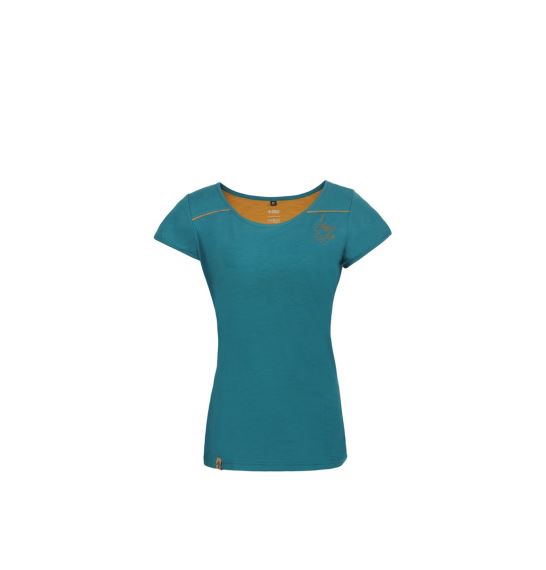 Dámské triko Direct Alpine Yoga Free Lady T-Shirt emerald
