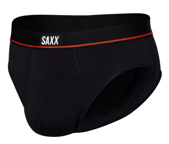 Pánské boxerky SAXX Non-Stop Stretch Cotton Boxer Brief Fly black