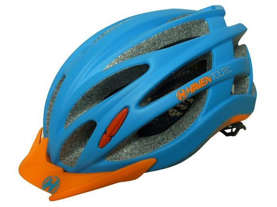 Cyklistická helma Haven Toltec II modrá/oranžová