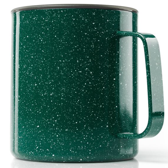 Hrnek GSI Glacier Stainless Camp Cup 444 ml green/white