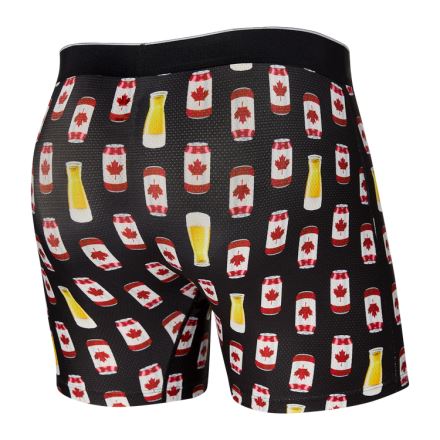 Pánské boxerky SAXX Volt Breathable Mesh Boxer Brief canadian lager (1)