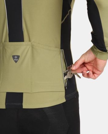 Pánský cyklistický dres s dlouhým rukávem Kilpi CAMPOS-M GRN (2)