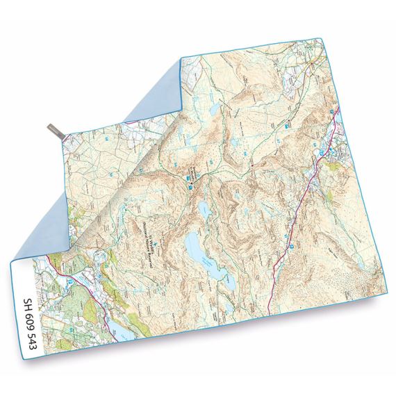 Ručník Lifeventure OS Map giant Snowdon