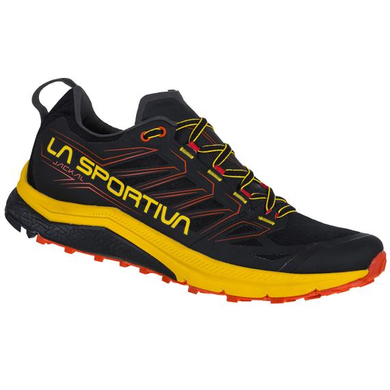 Pánské trailové boty LA SPORTIVA Jackal Black/Yellow