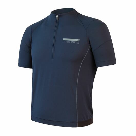 Pánský cyklistický dres kr. rukáv Sensor Coolmax Entry deep blue L