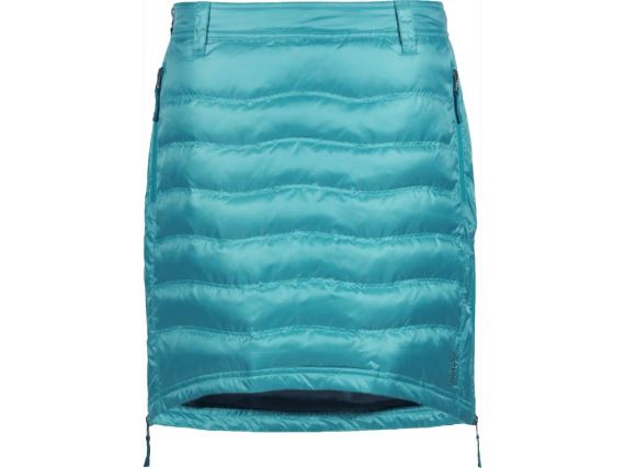 Dámská zimní péřová sukně SKHOOP Short Down - Lagoon