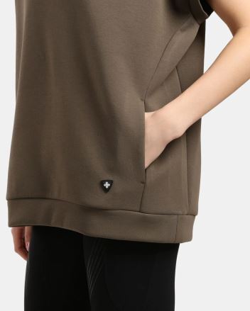 Dámská mikina Kilpi DIAN-W khaki (2)