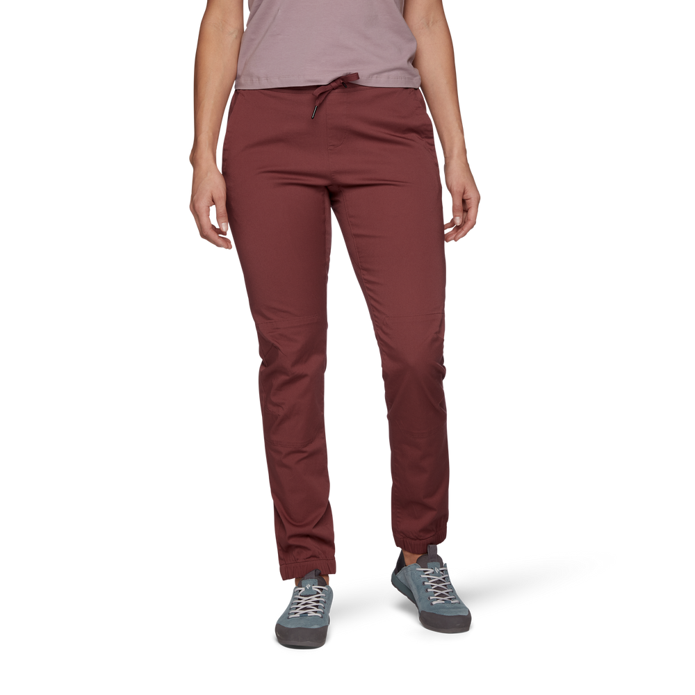 Dámské bavlněné kalhoty Black Diamond Notion Pants W Cherrywood M