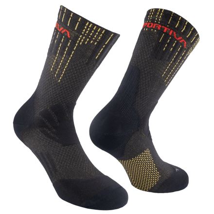 Pánské ponožky La Sportiva Endurance Trail Socks black/yellow 47-48