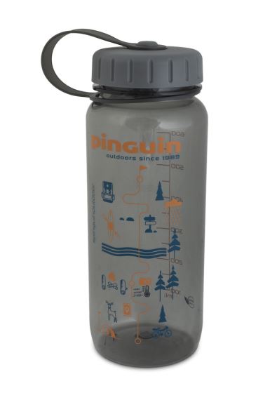 Láhev PINGUIN Tritan Slim Bottle 0.65L grey