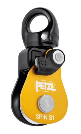 Kladka Petzl Spin S1 yellow