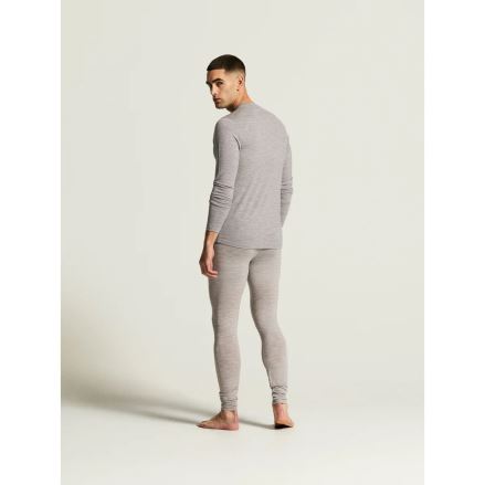 Pánské termotriko Craft Wool 95 LS grey melange (4)