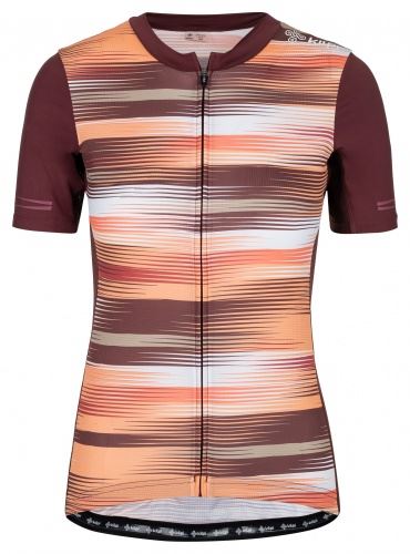 Dámský cyklistický dres Kilpi Moate-W tmavě červený