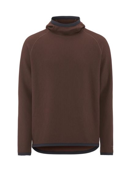 Pánské termotriko Craft Grid Hood hnědá XL
