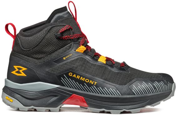 Pánské trekové boty Garmont Engage Mid GTX black/garmont orange