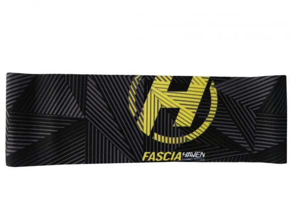 Sportovní čelenka Haven Fascia černá/žlutá