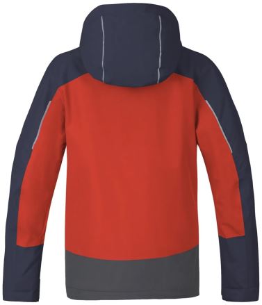Dětská bunda Hannah Davis JR cherry tomato/ombre blue (1)