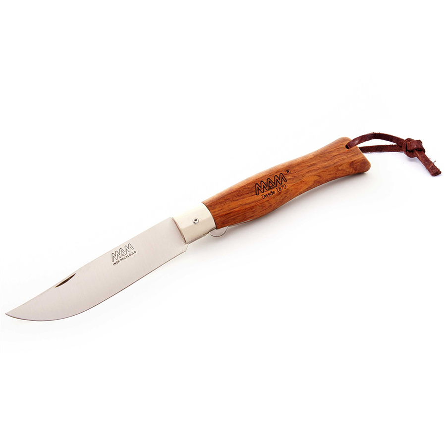 Zavírací nůž s pojistkou a poutkem MAM Douro 2083 8,3 cm bubinga