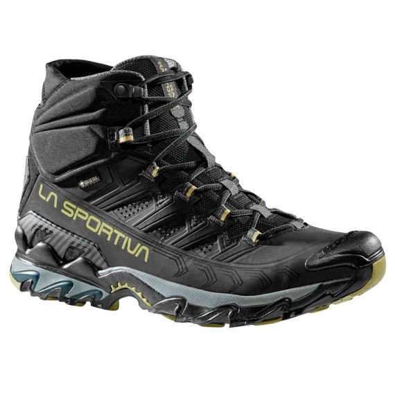 Pánské kotníkové boty La Sportiva Ultra Raptor II Mid Leather Wide GTX black/cedar