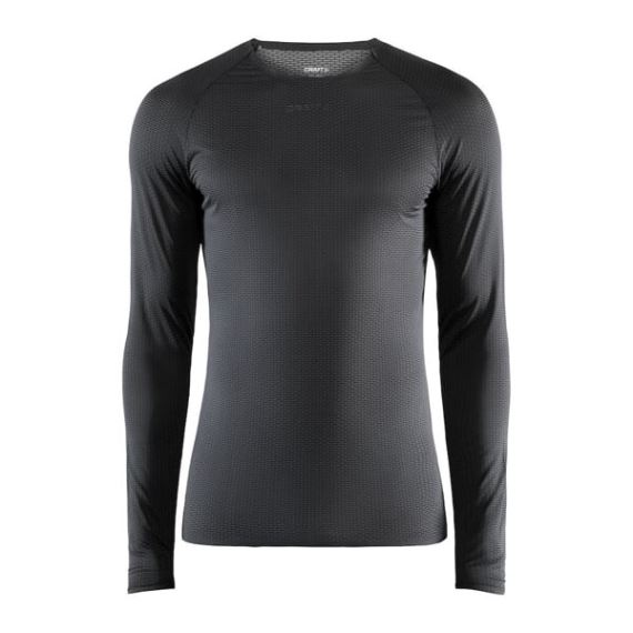 Pánské funkční tričko s dlouhým rukávem CRAFT PRO Dry Nanoweight LS černá