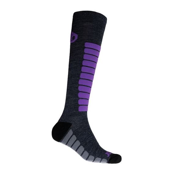 Ponožky SENSOR Zero Merino šedá/fialová