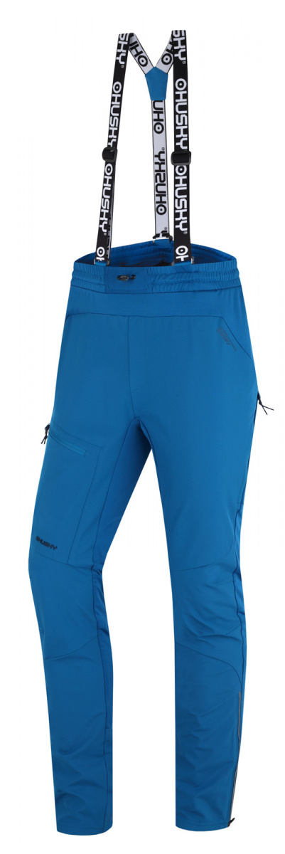 Pánské softshellové kalhoty Husky Kixees M blue L