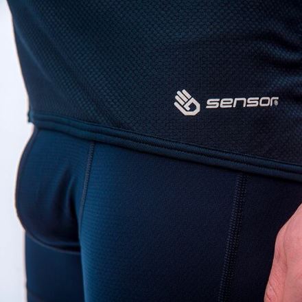 Pánské funkční triko kr. rukáv Sensor Coolmax Air deep blue (4)