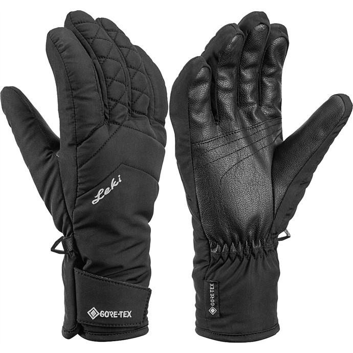 Dámské lyžařské rukavice Leki Sveia GTX Lady black 7.0