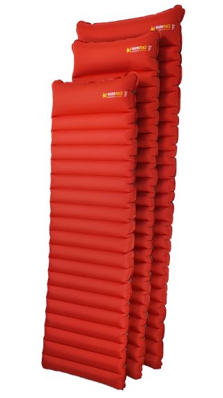Nafukovací karimatka Warmpeace Stratus Lite Regular Brick/grey